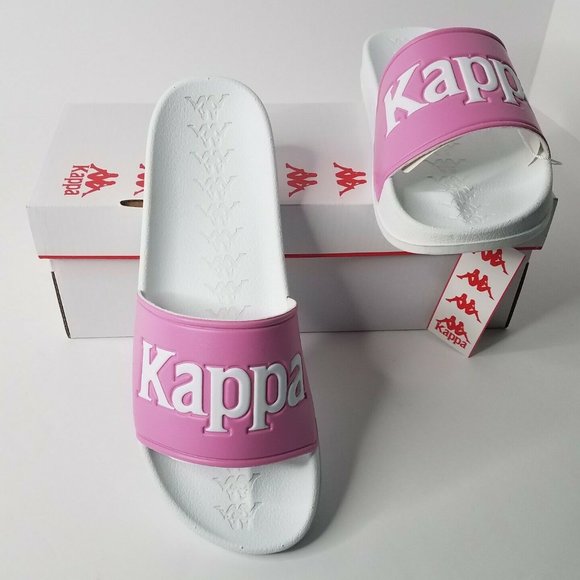 Kappa 222 Banda Adam 9 Slides Pink-White